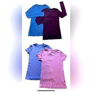 A New Day Lot Of 4 Target Short-Sleeve & Long Sleeve XS